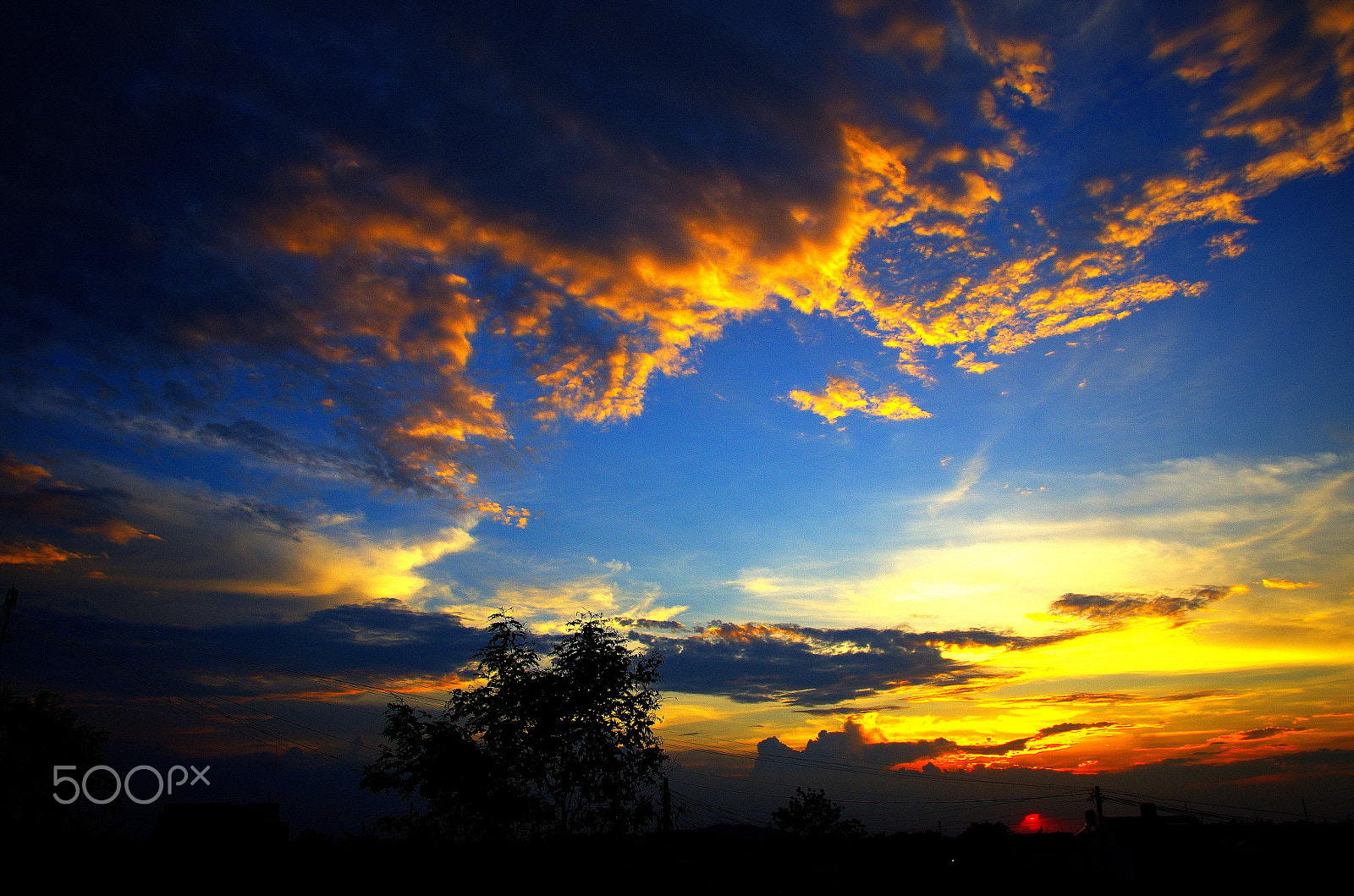 Pentax K-5 IIs + Sigma 17-50mm F2.8 EX DC HSM sample photo. Sunset in my hometown photography