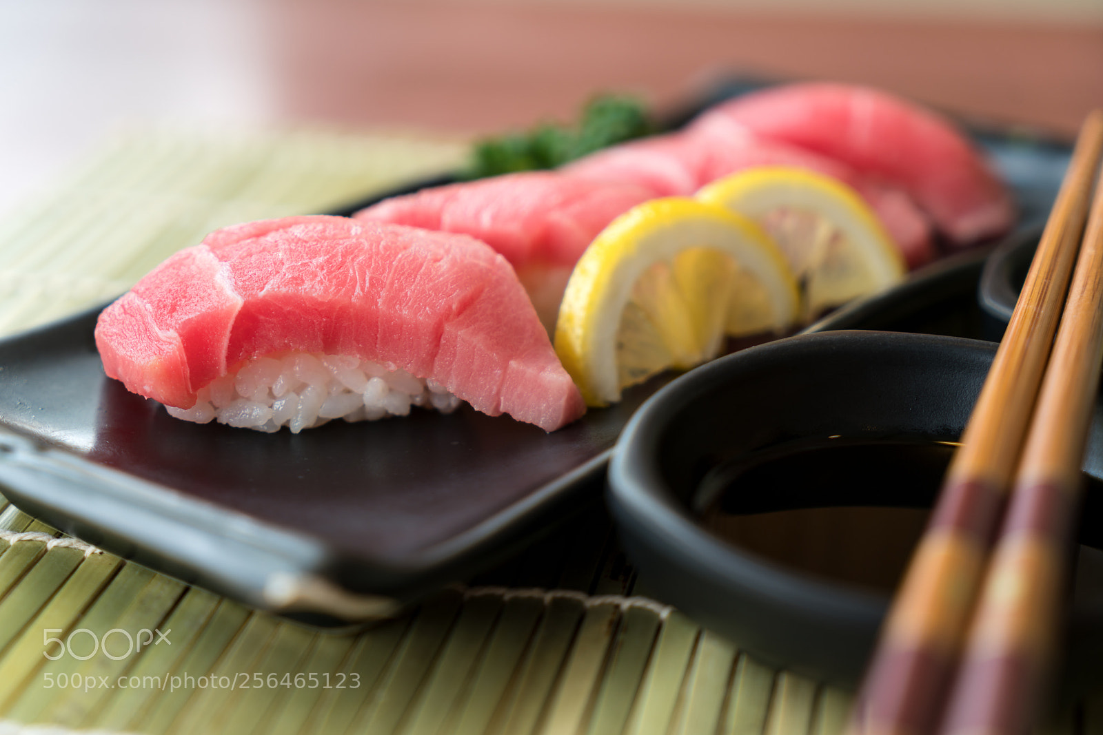 Sony a7R II sample photo. Otoro tuna sushi on photography
