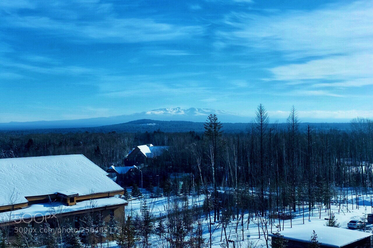 Ricoh GR II sample photo. Changbai mountain morning view photography
