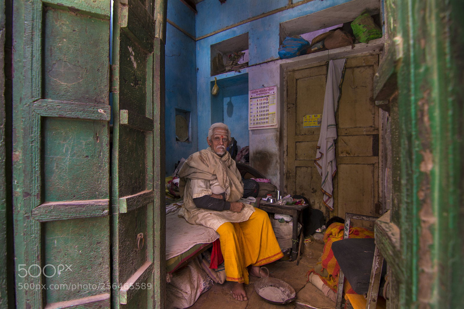 Nikon D7100 sample photo. Holy man of varanasi photography