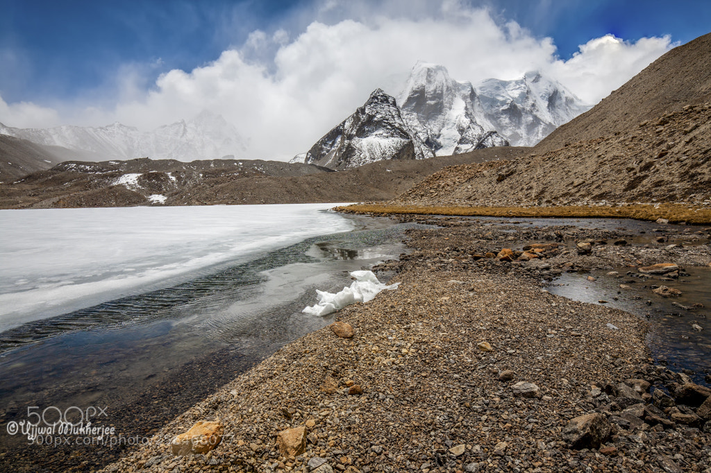 Canon EOS 5D sample photo. Gurudongmar lake photography