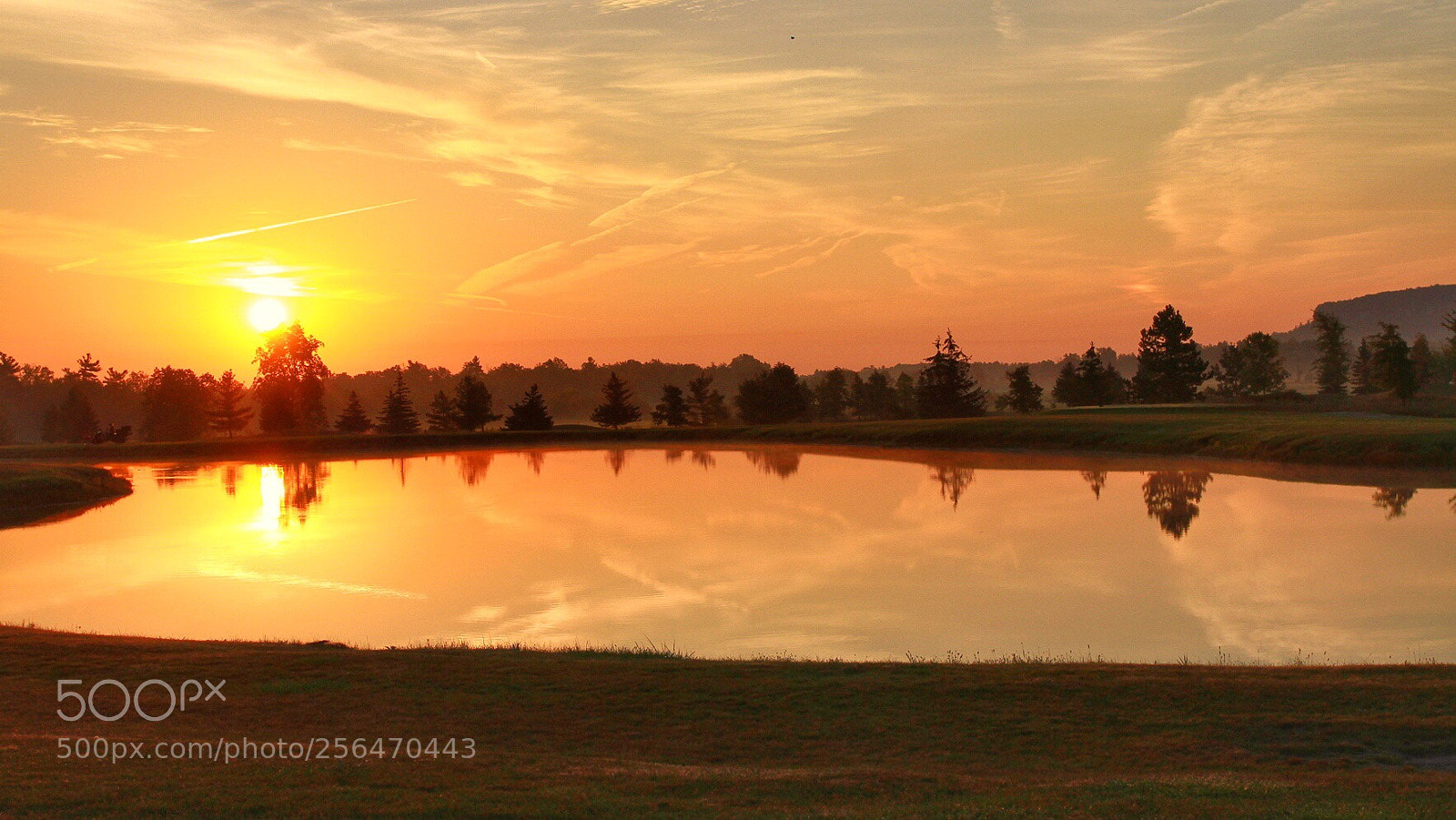 Canon EOS 7D sample photo. Sunrise at crosswind golf photography