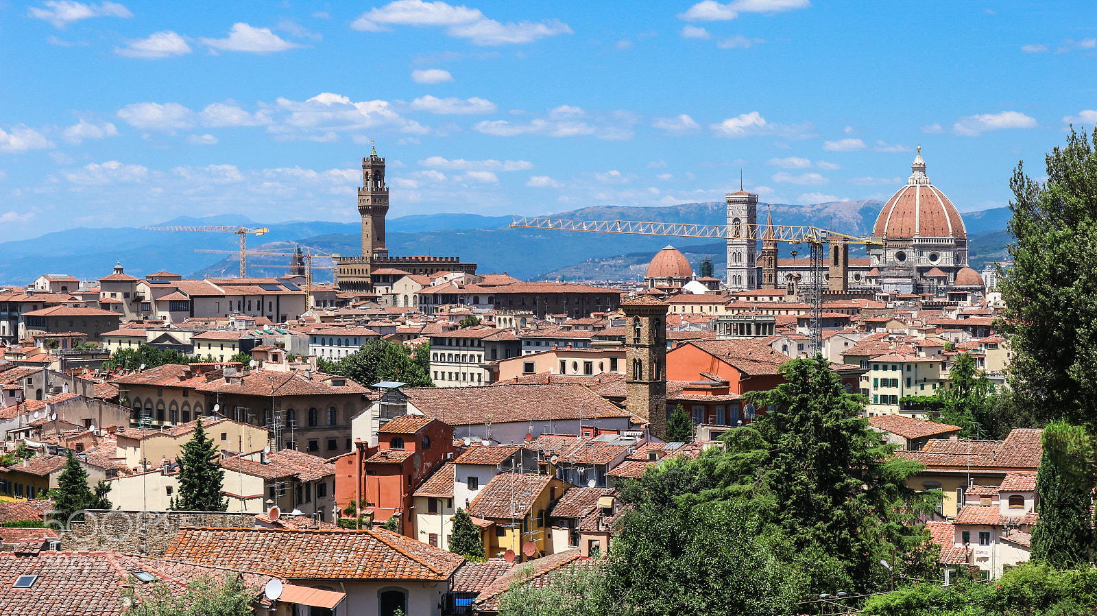 Canon EOS M10 sample photo. View over florence photography
