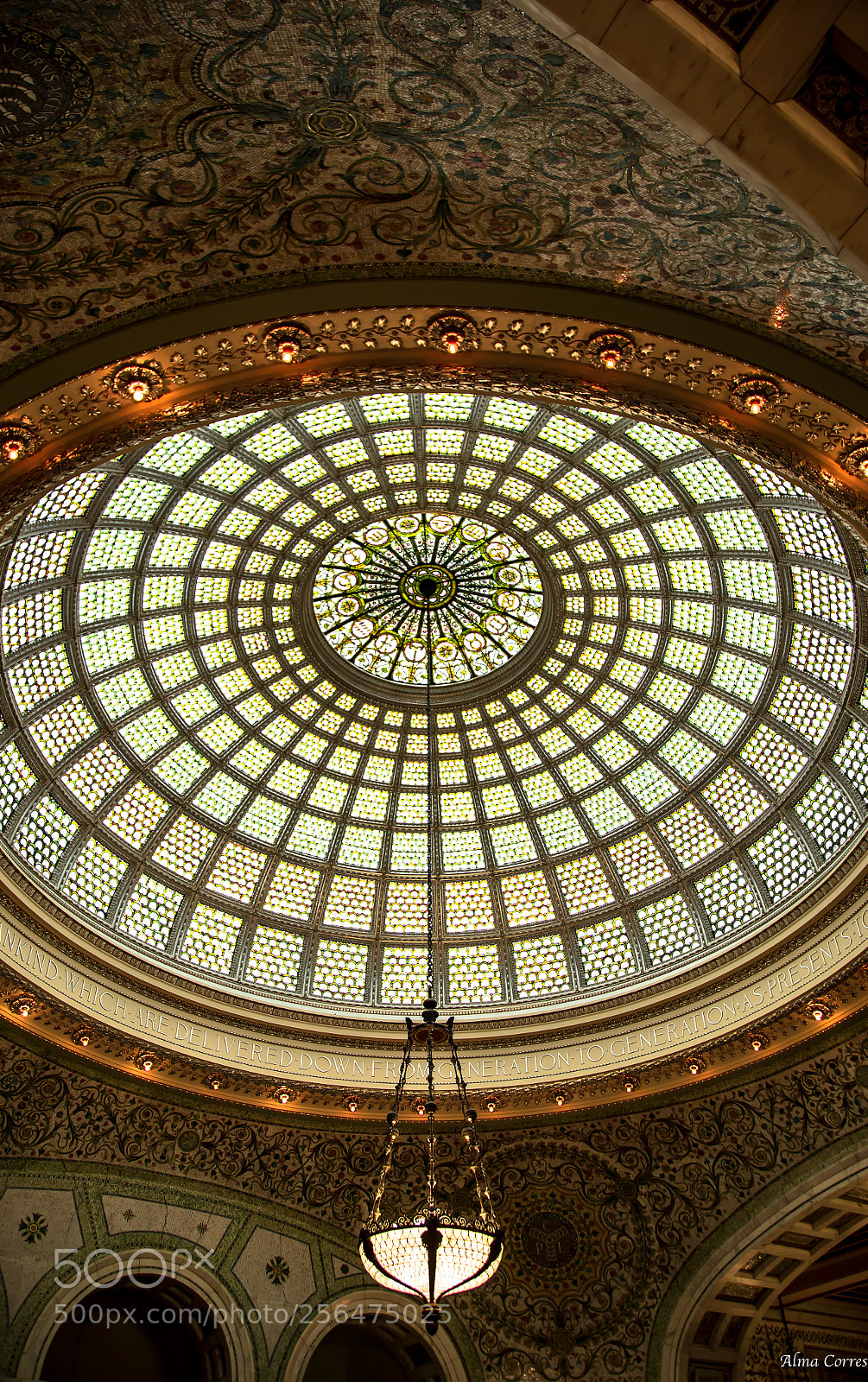 Canon EOS 6D sample photo. Tiffany dome with lamp photography