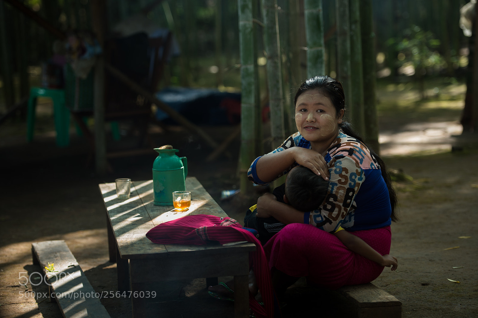 Nikon D4 sample photo. Mother, myanmar photography