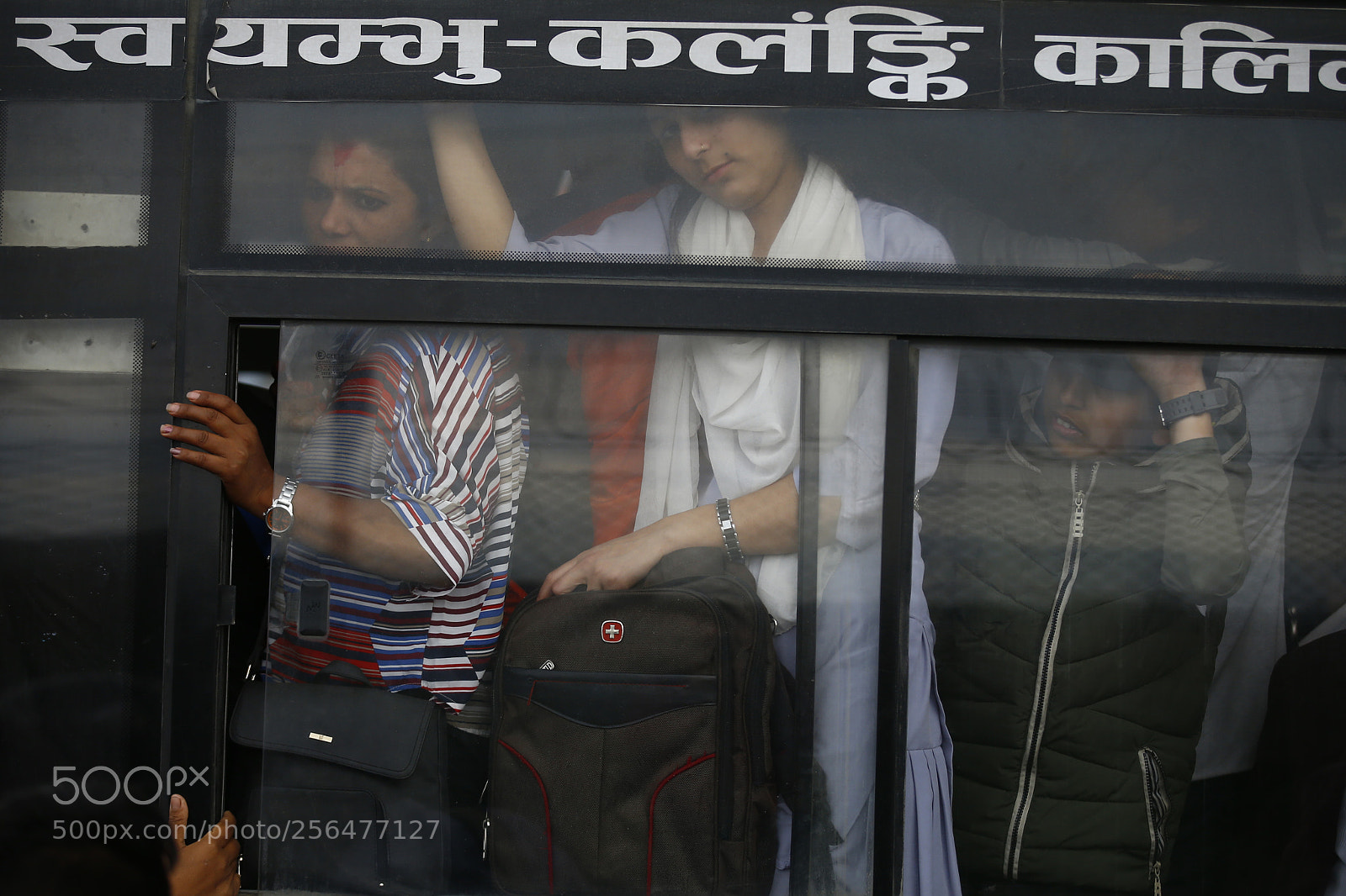 Canon EOS-1D X sample photo. Transport protest in nepal photography