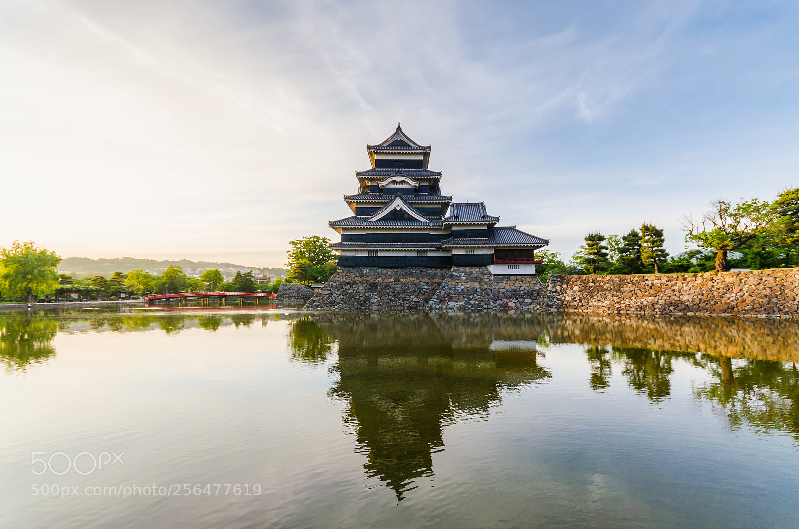 Nikon D5100 sample photo. Matsumoto castle reflect on photography