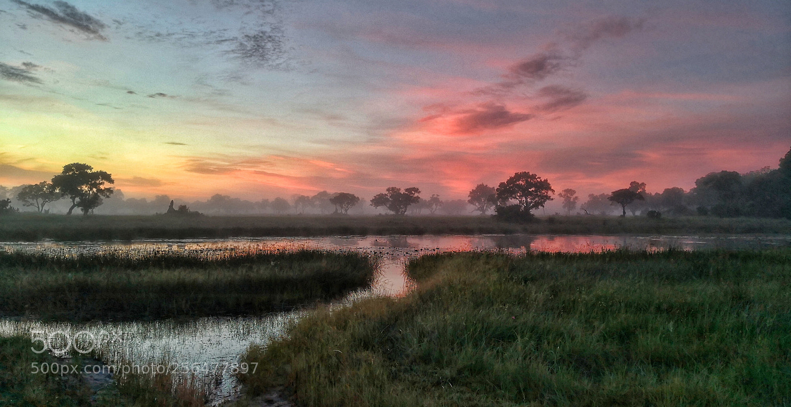 HUAWEI Mate 10 sample photo. Crazy dawn at chobe photography