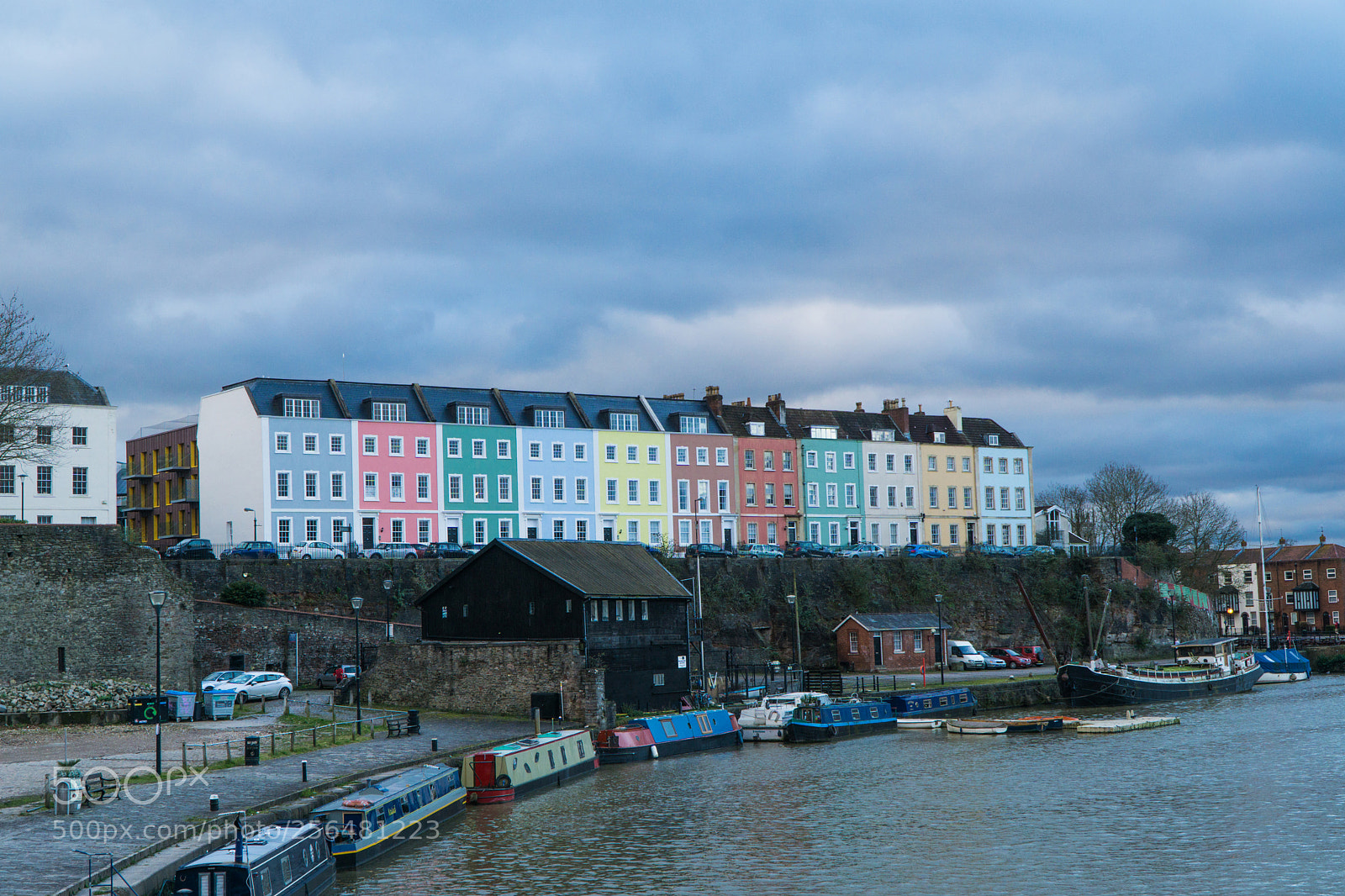 Sony a6000 sample photo. Colourful houses in bristol photography