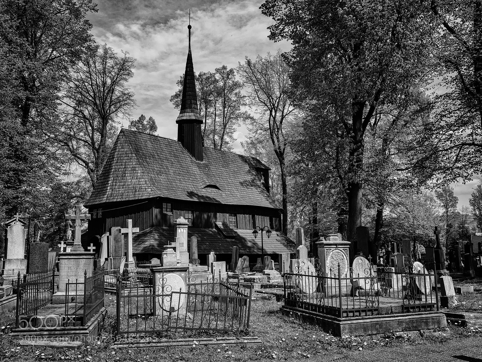 Nikon D610 sample photo. Cemetery church photography