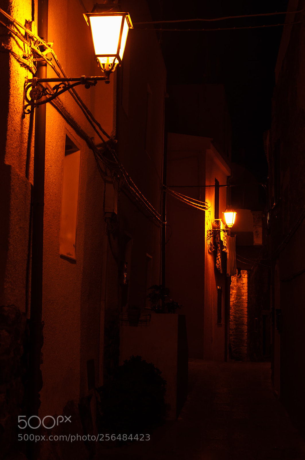 Nikon D90 sample photo. Orange streetlights photography
