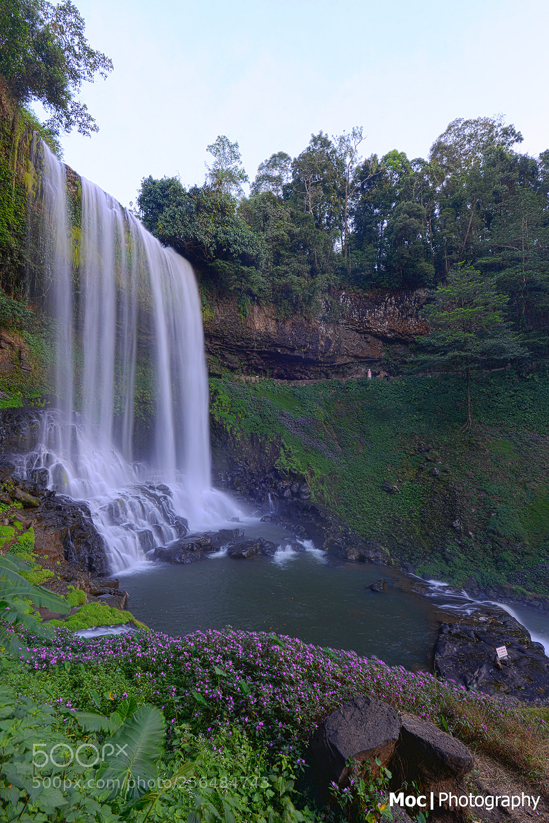 Nikon D800 sample photo. Dambri waterfall, da lat photography