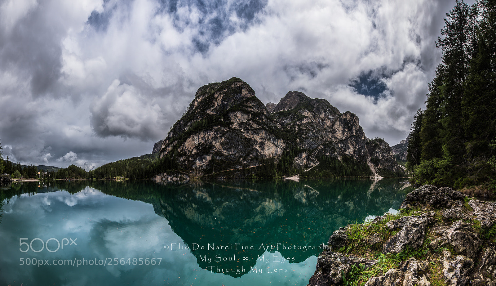 Nikon D810 sample photo. Braies lake photography
