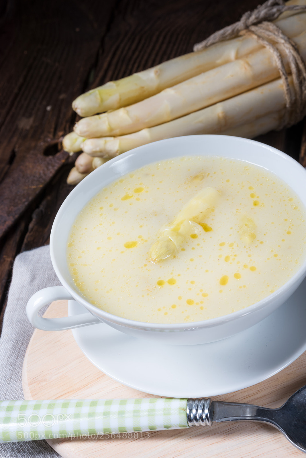 Nikon D810 sample photo. Rustic white asparagus cream photography