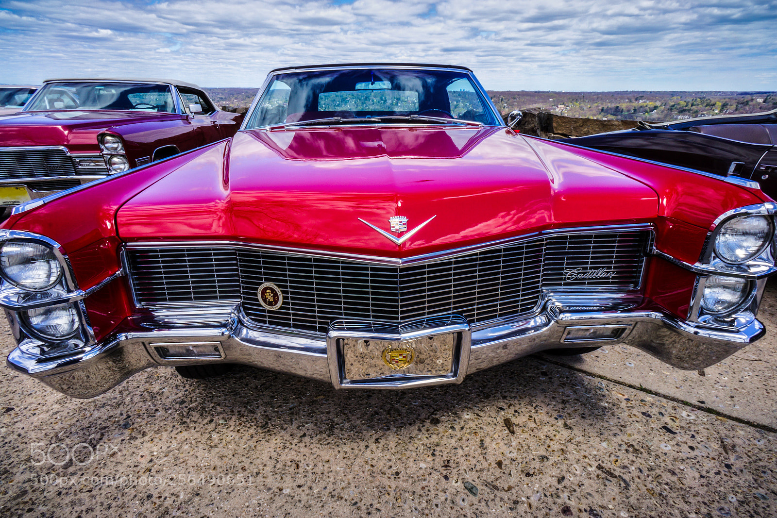 Sony Alpha NEX-7 sample photo. Red cadillac photography