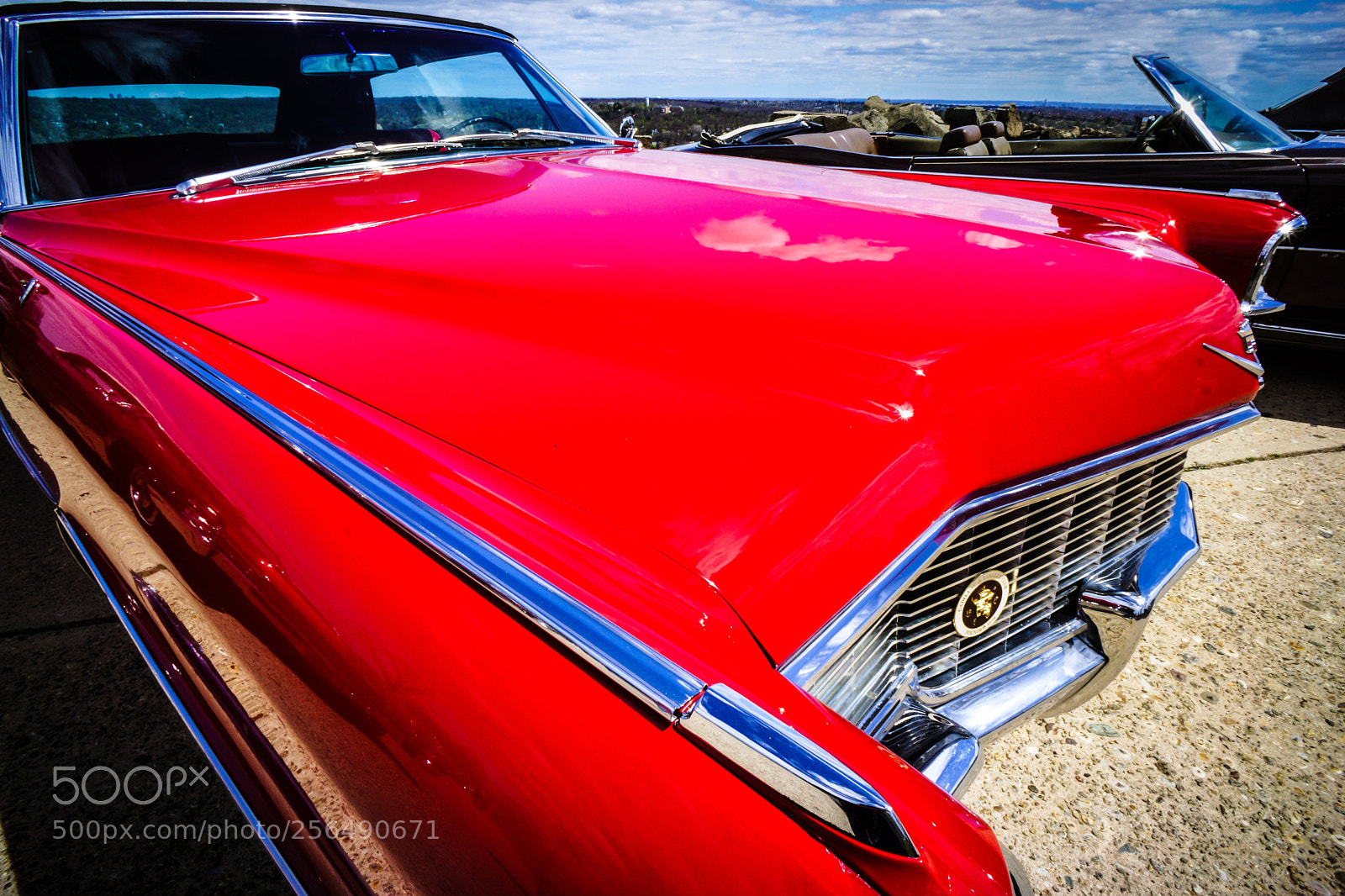 Sony Alpha NEX-7 sample photo. Red cadillac-2 photography