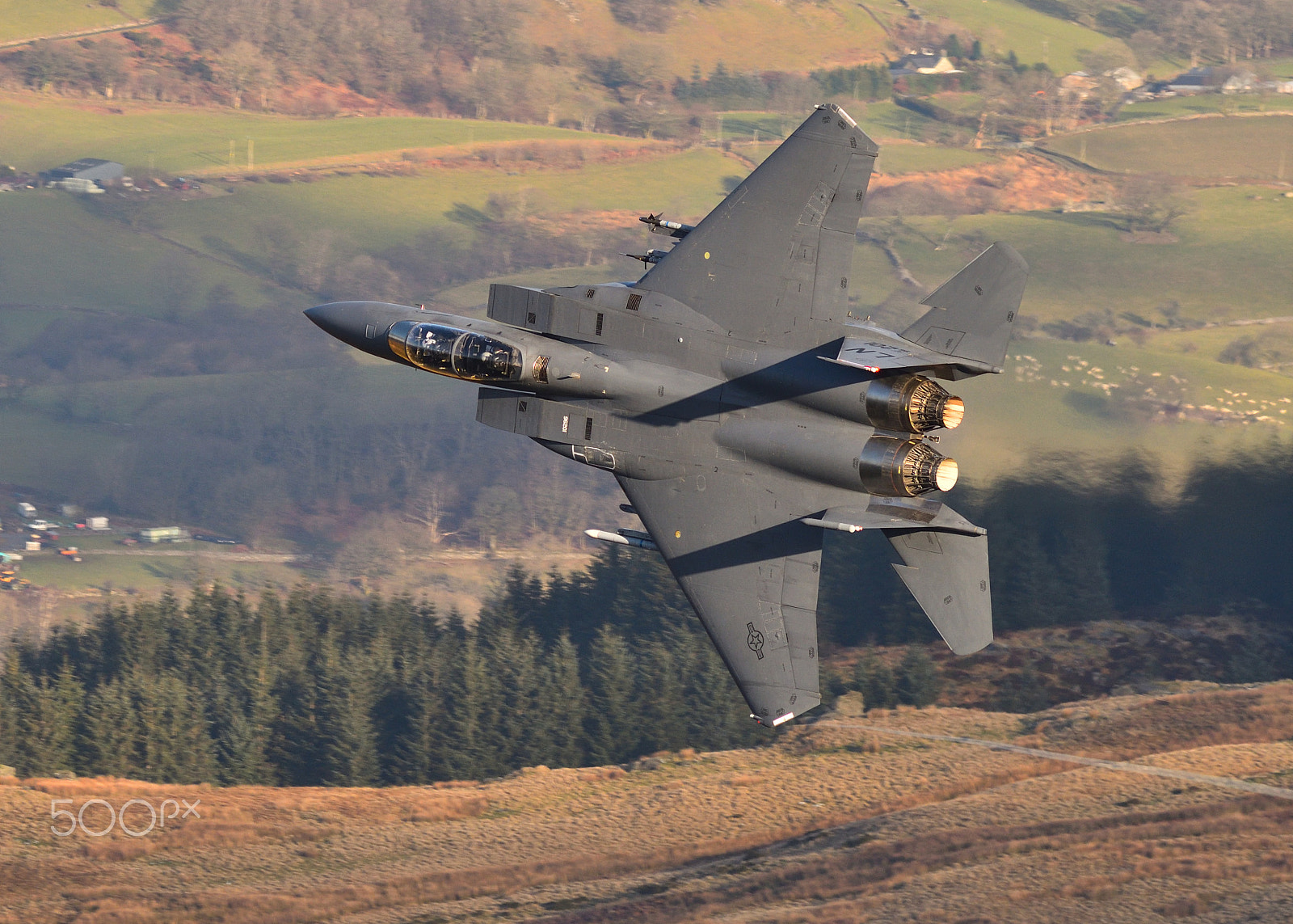 Nikon D500 sample photo. F15e strike eagle - ln201 photography