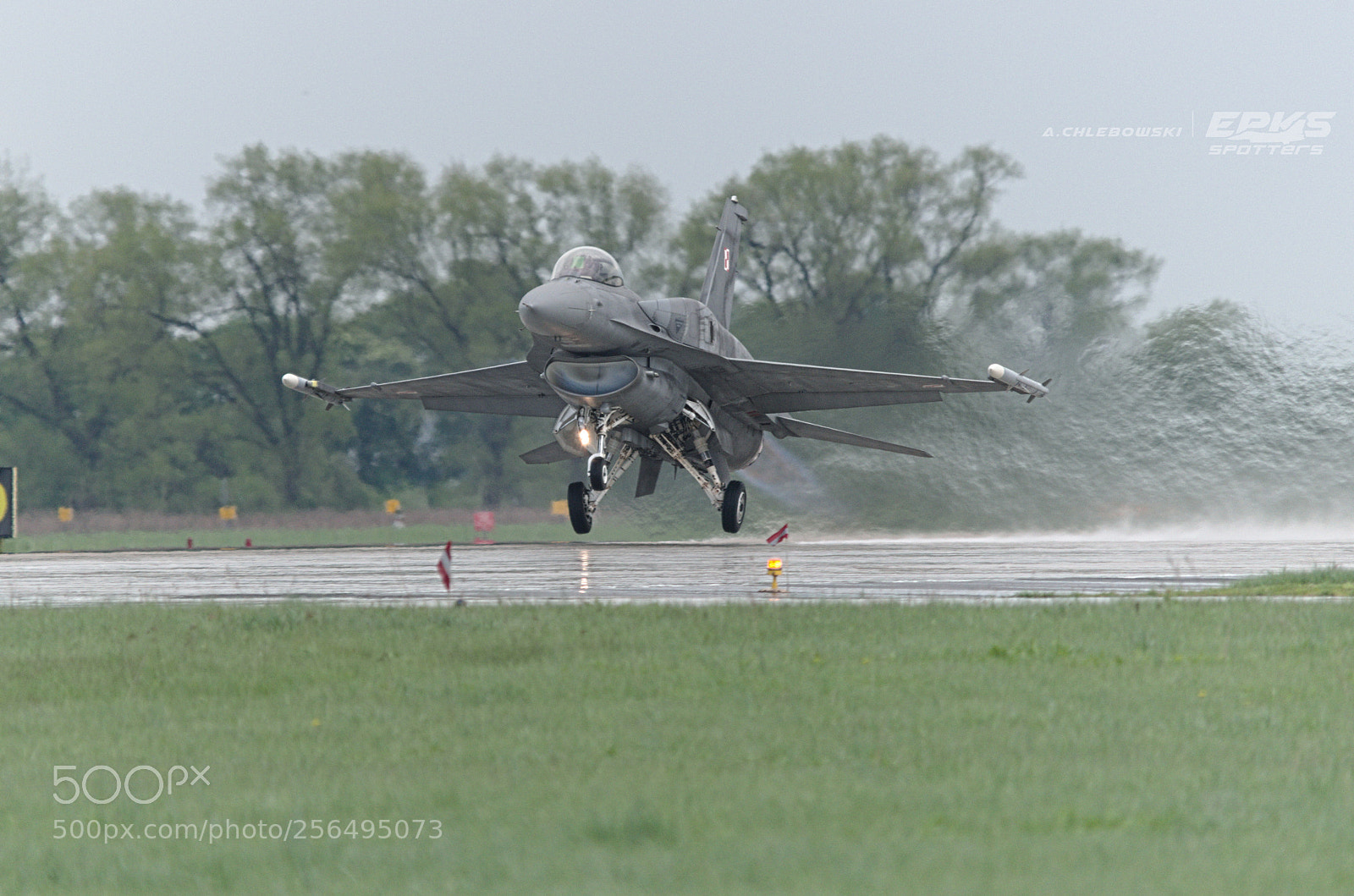 Pentax K-50 sample photo. Polish air force f-16 photography