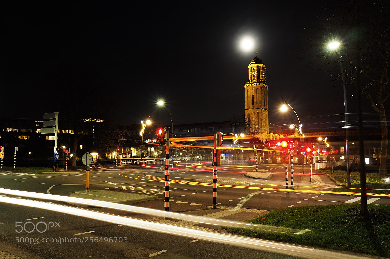Olympus OM-D E-M10 II sample photo. Full moon / long exposure photography