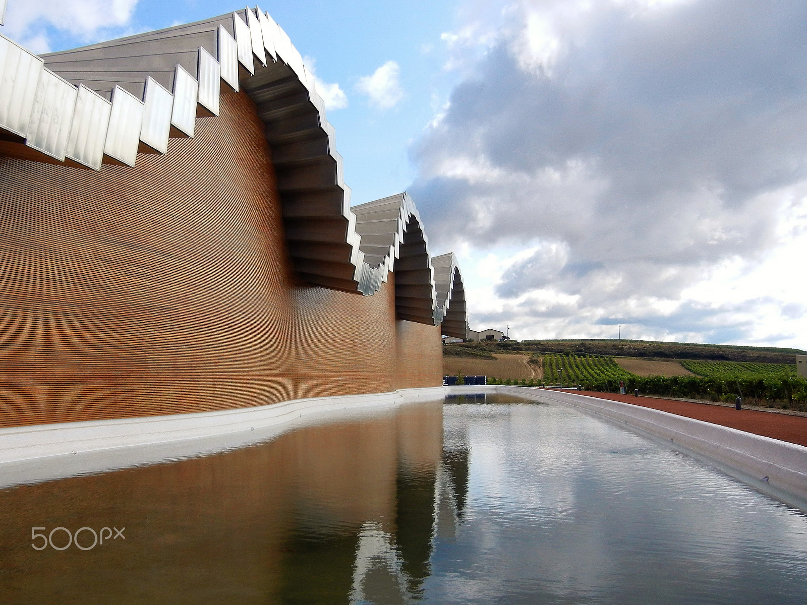 Nikon Coolpix S8100 sample photo. Calatrava winery view photography