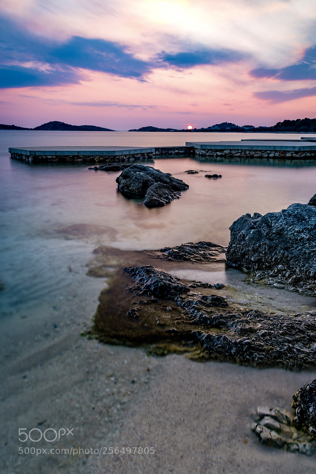 Nikon D750 sample photo. Vodice sunset photography