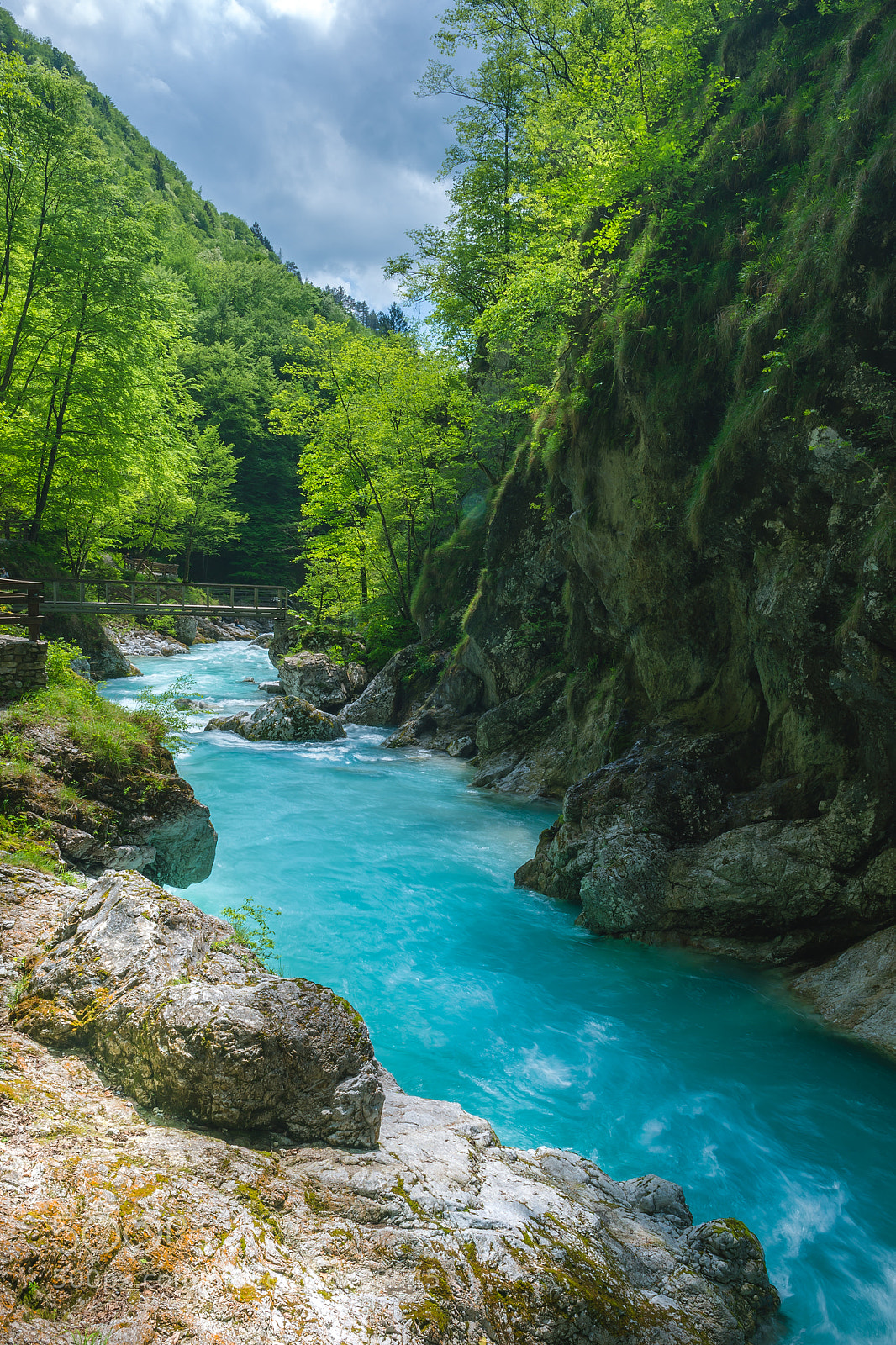 Nikon D4 sample photo. Tolmin gorge photography
