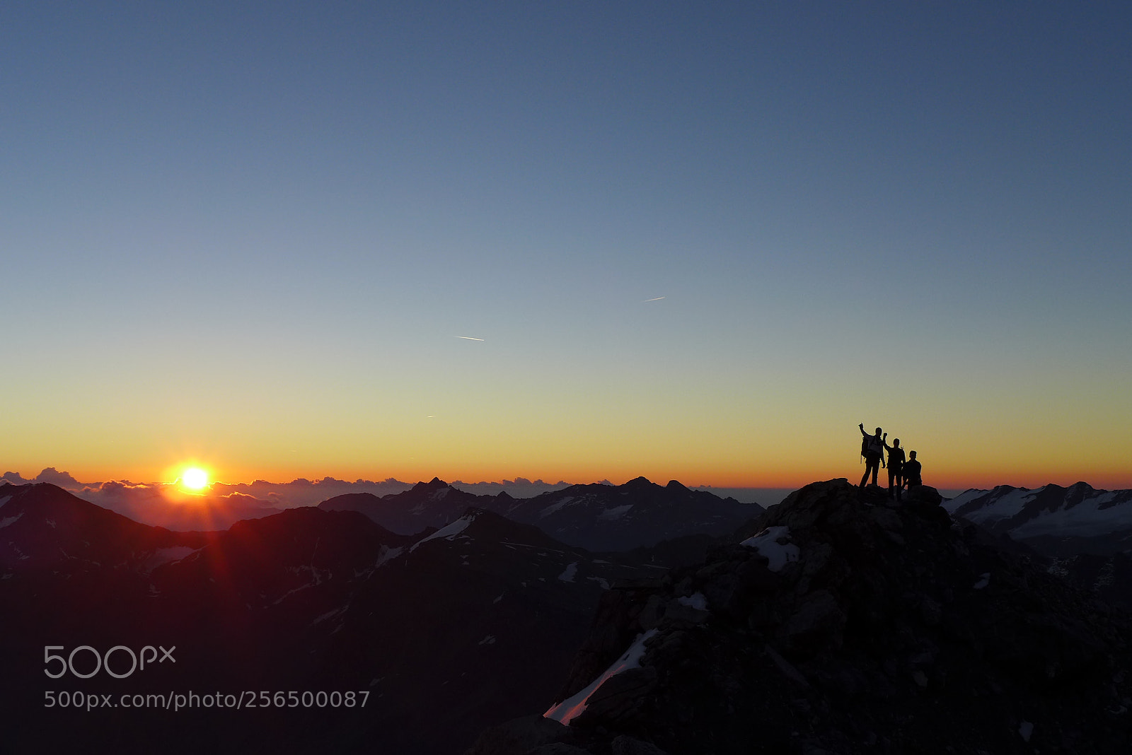 Panasonic Lumix DMC-LX7 sample photo. Sunrise at the ortler photography