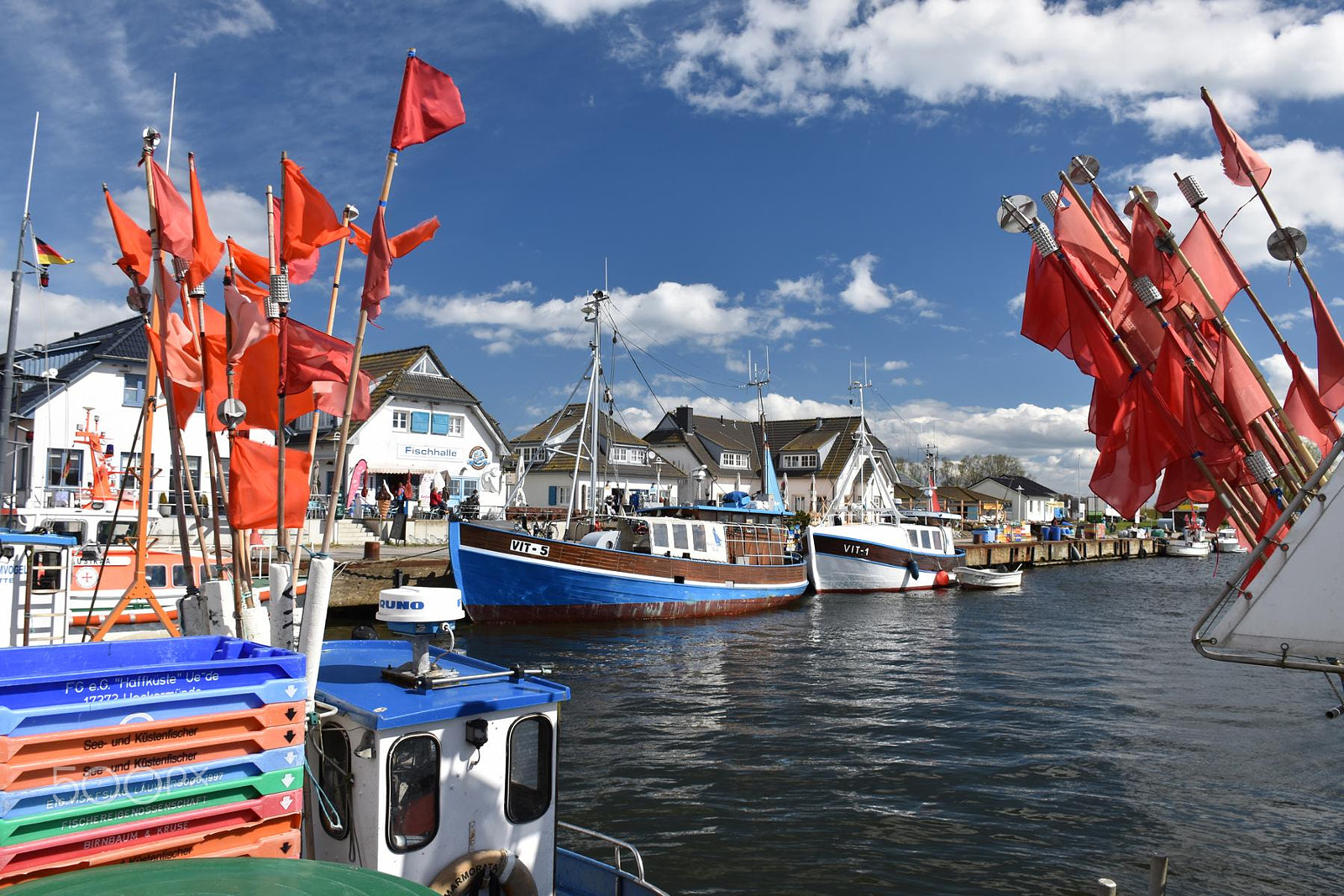 Nikon D7200 sample photo. Hiddensee - the port of vitte/hiddensee photography