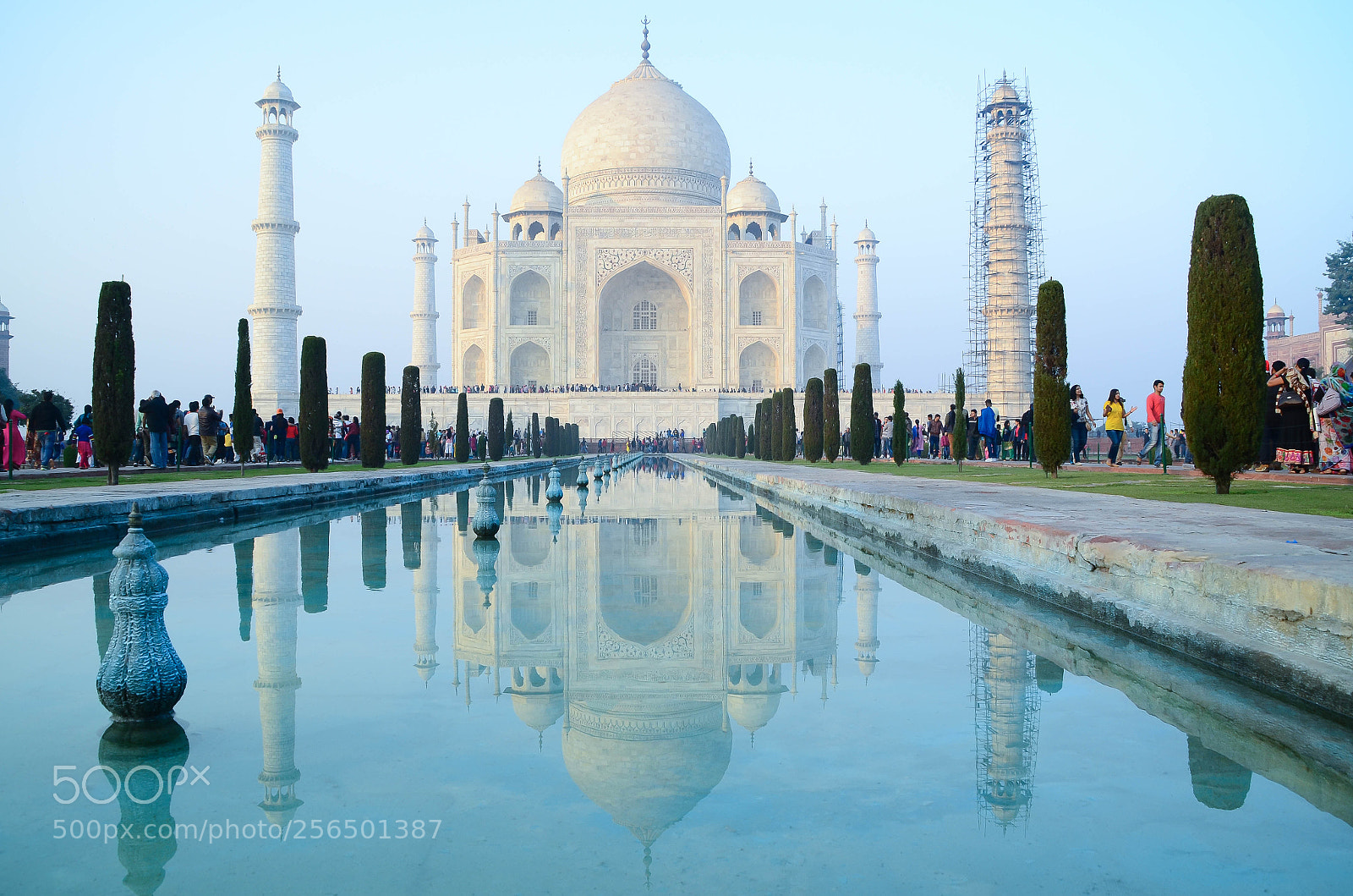 Nikon D5100 sample photo. The classic taj mahal photography