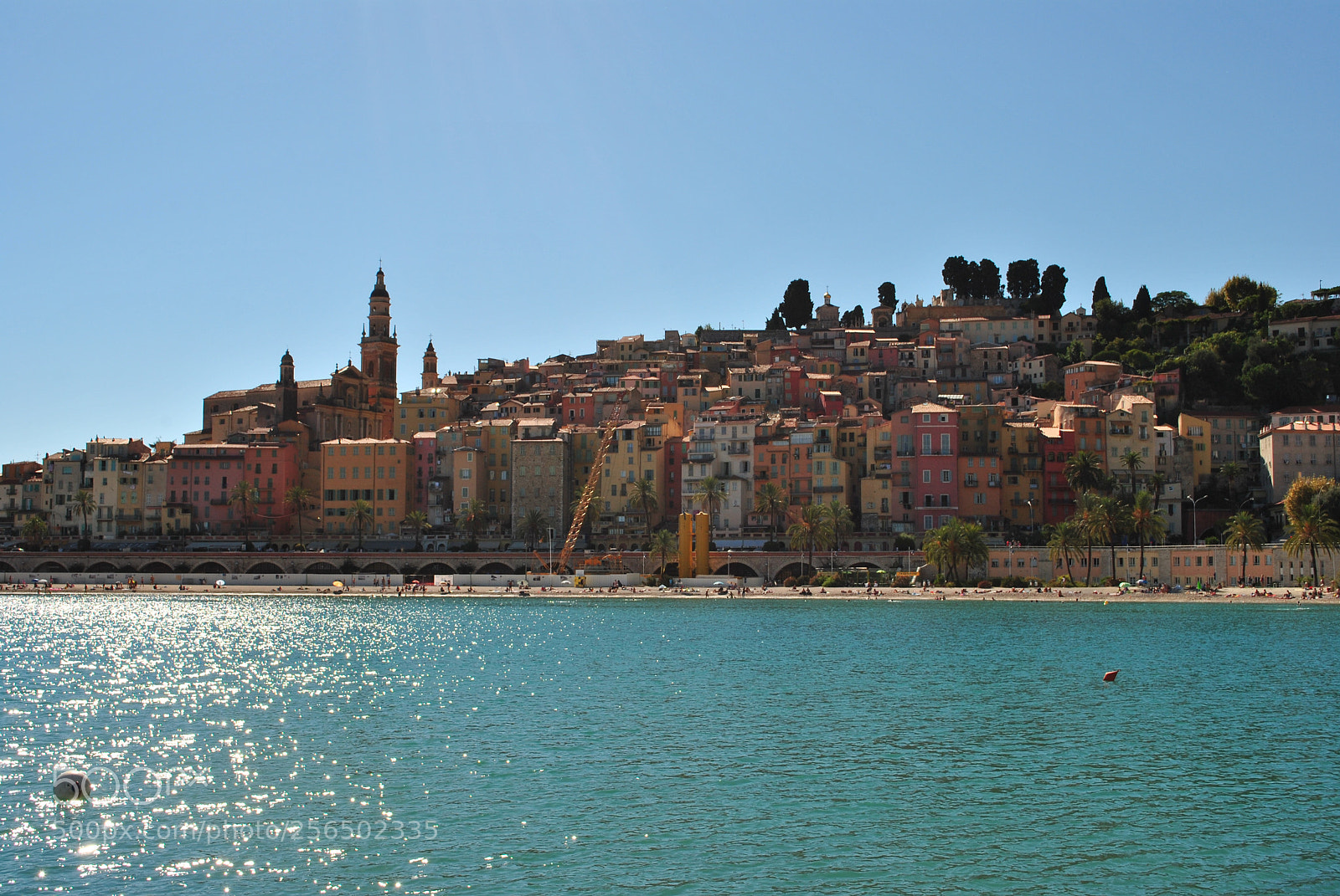 Nikon D3000 sample photo. Menton, france photography