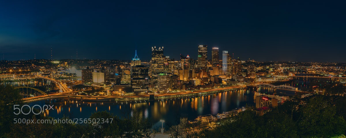 Fujifilm X-T2 sample photo. Pittsburgh night 1 photography