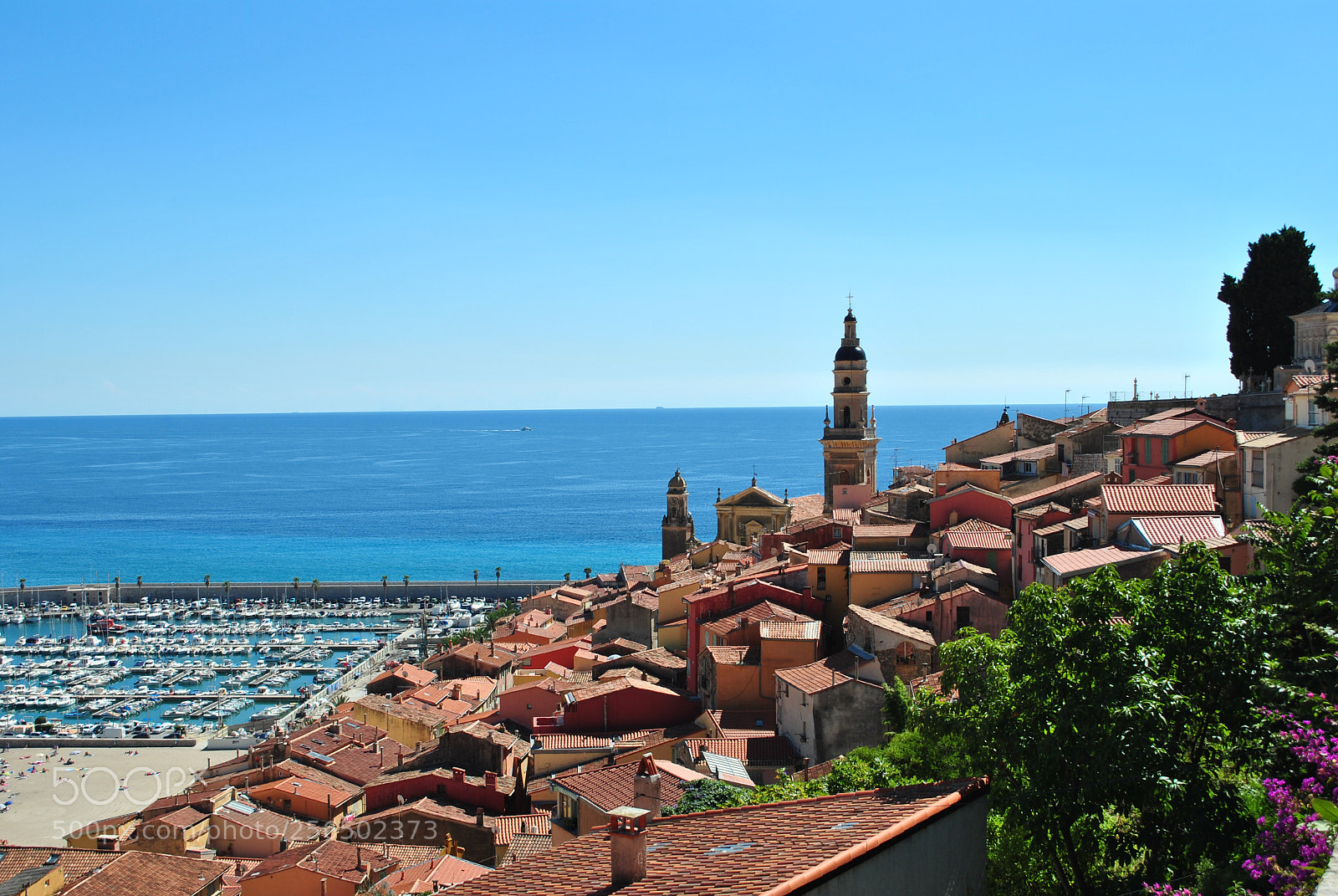 Nikon D3000 sample photo. Menton, france photography