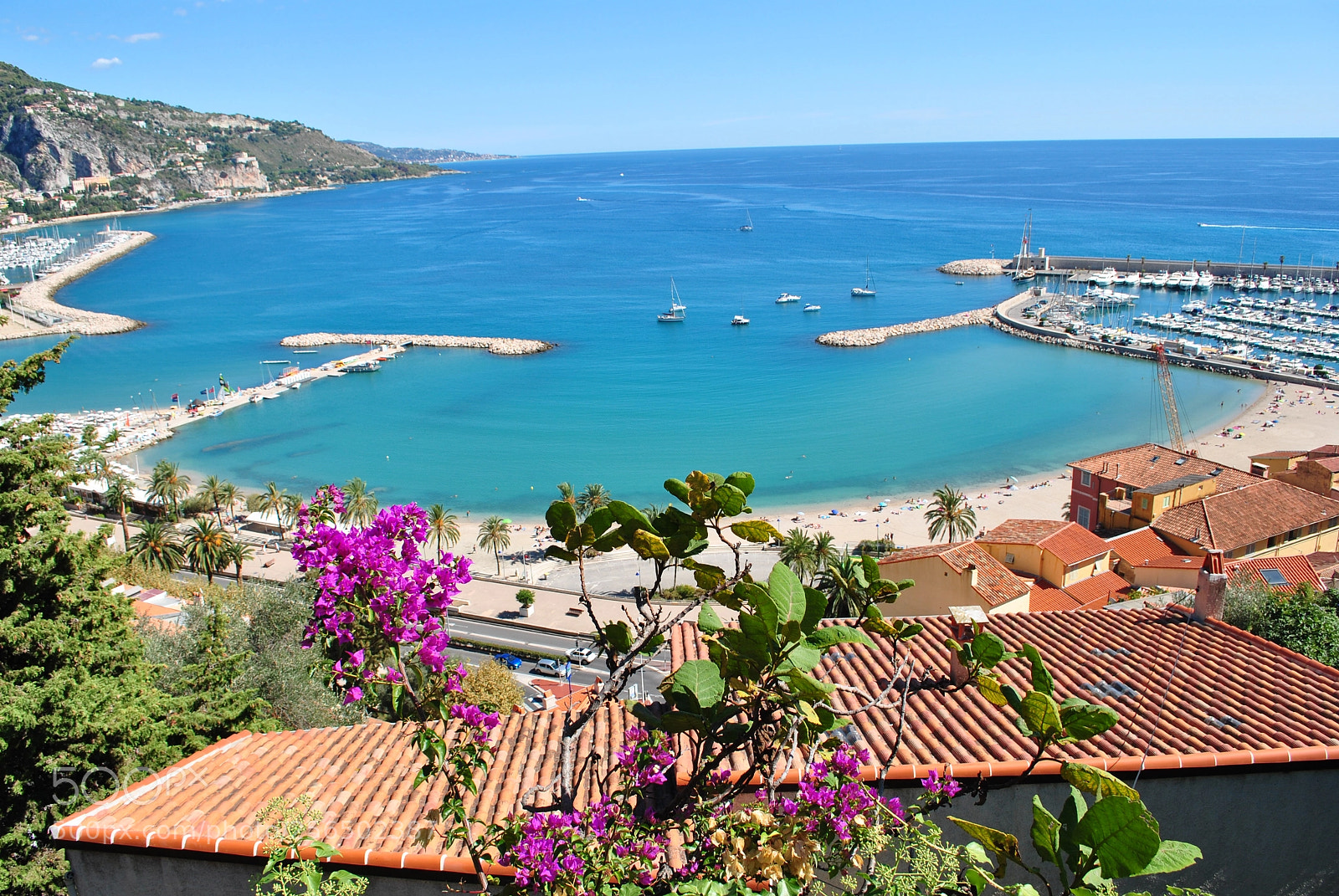 Nikon D3000 sample photo. Menton, france photography