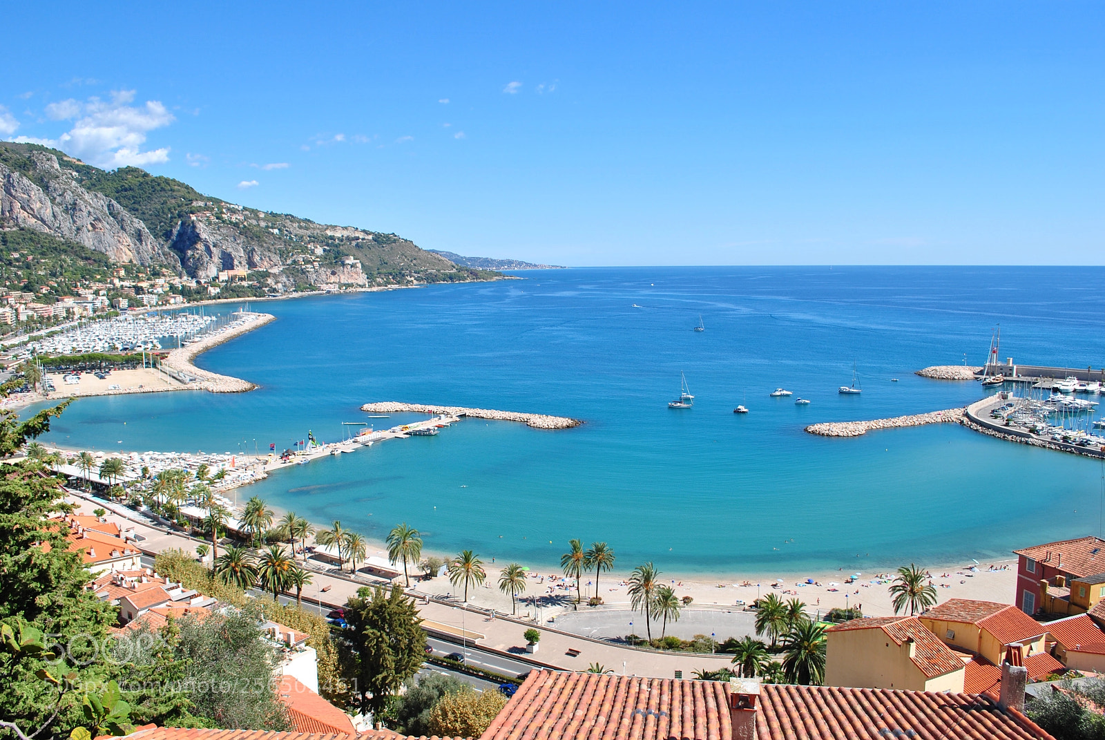 Nikon D3000 sample photo. Menton, france photography
