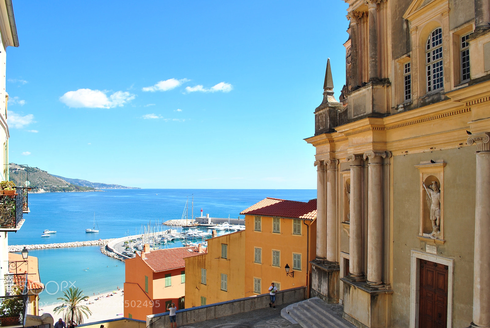 Nikon D3000 sample photo. Menton, france photography
