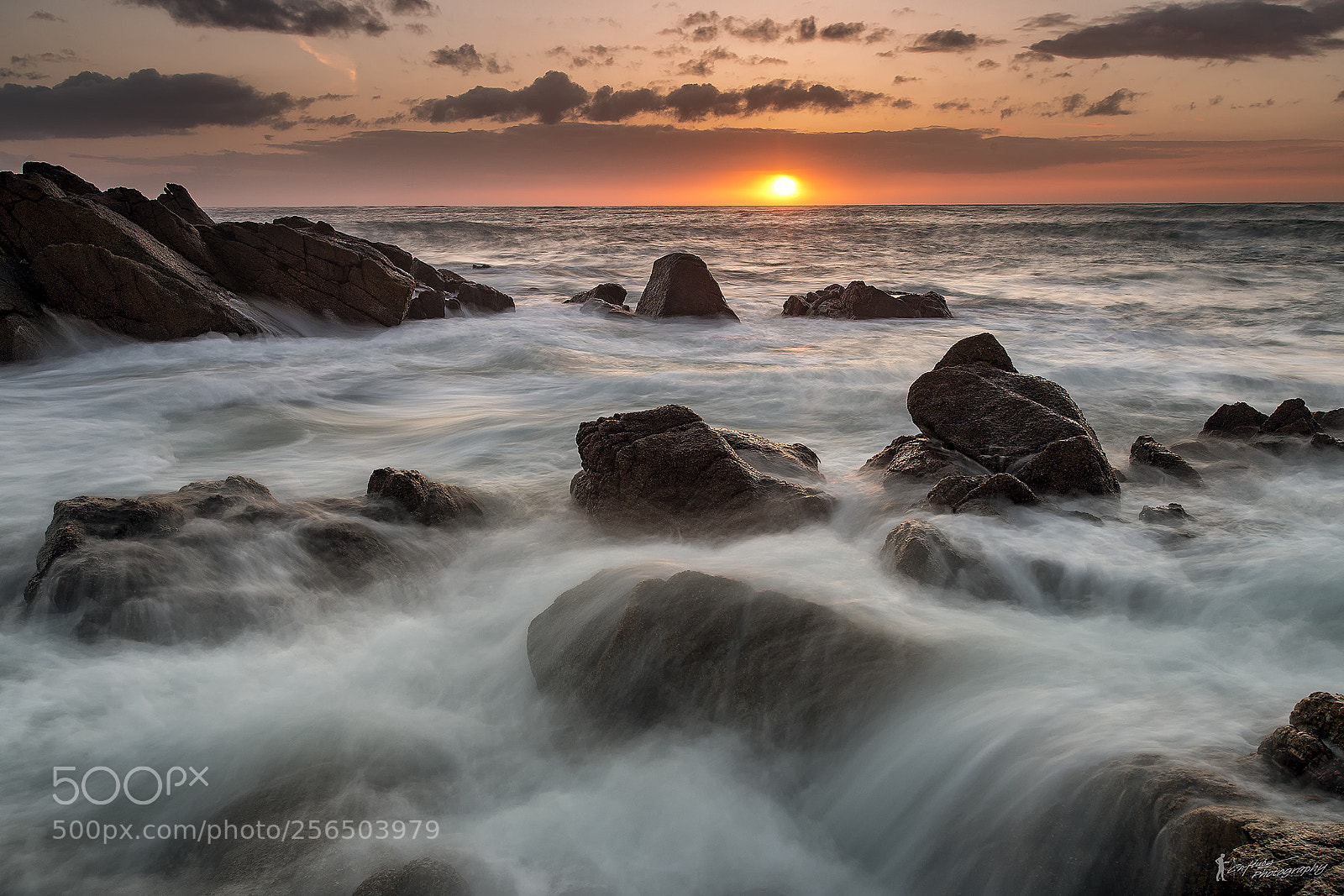 Canon EOS 6D sample photo. Sunset waves photography