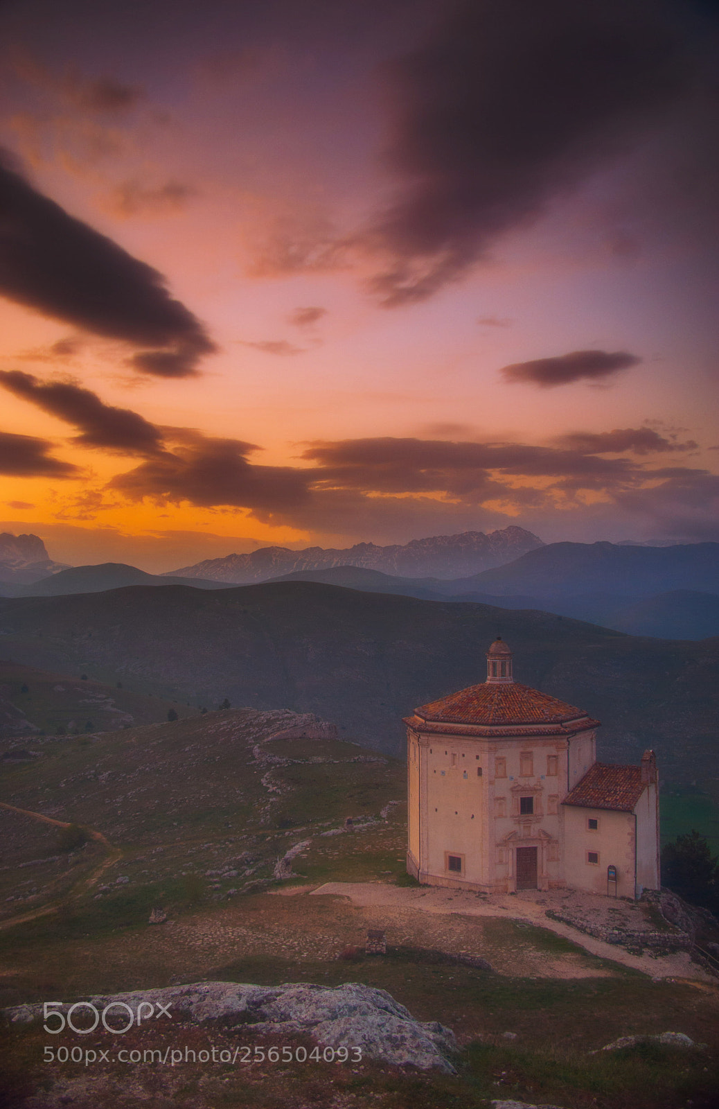 Nikon D80 sample photo. Il tramonto sulla rocca photography