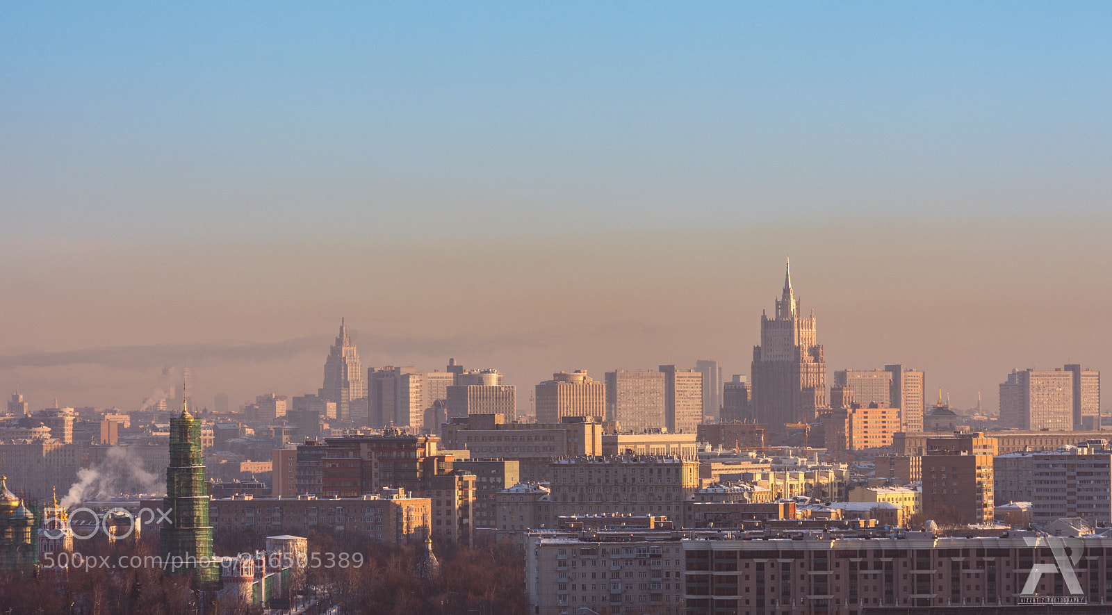 Nikon D7200 sample photo. Moscow sunrise cityscape photography