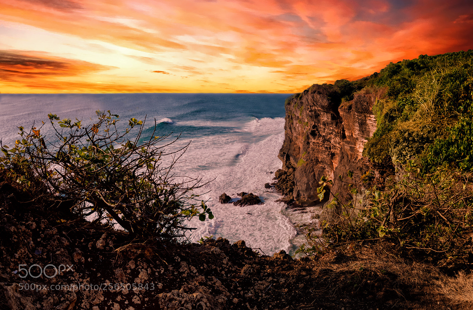 Pentax K-5 sample photo. Sunset on bali photography