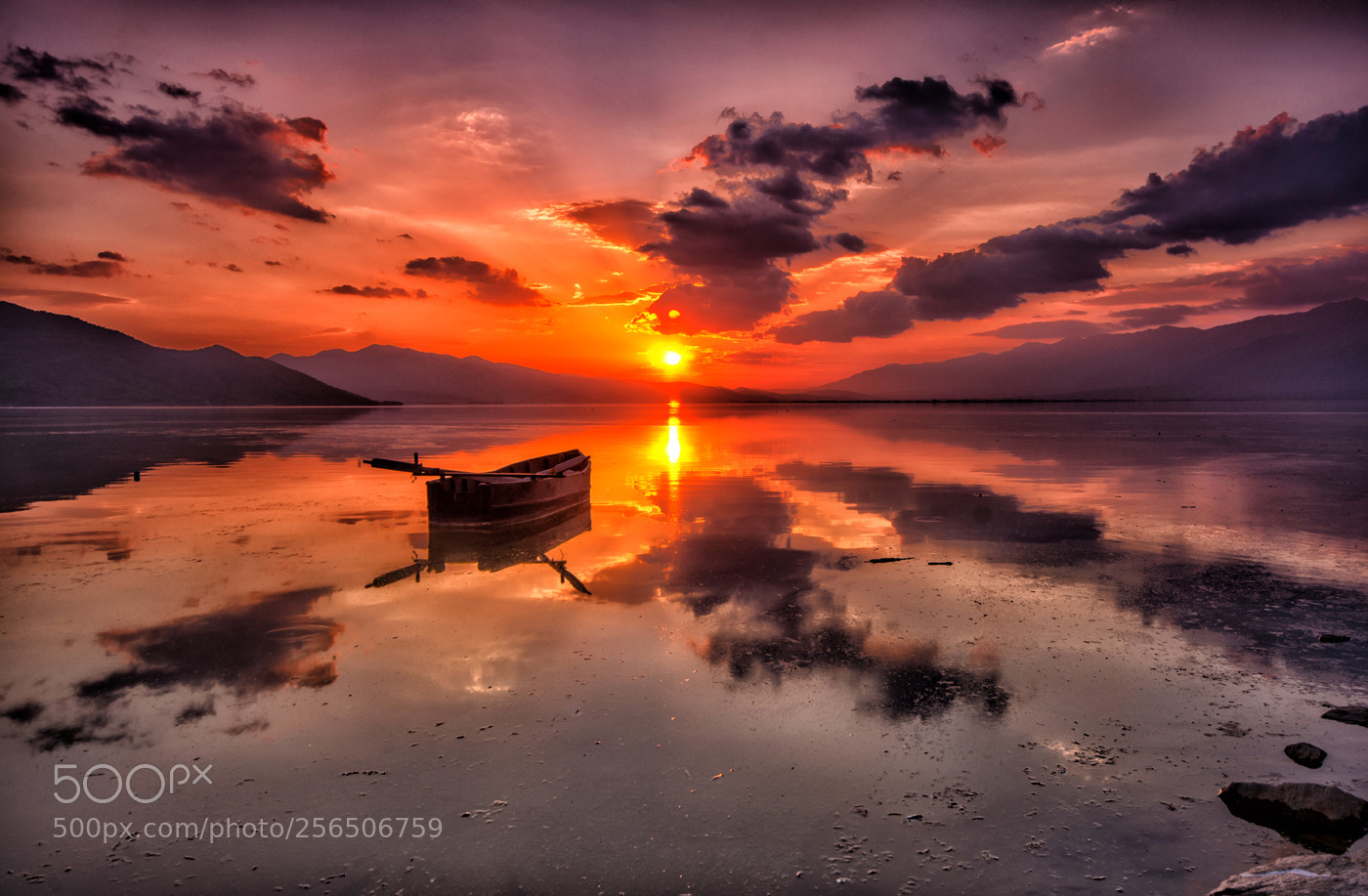 Nikon D5200 sample photo. Lake kerkini sunset photography