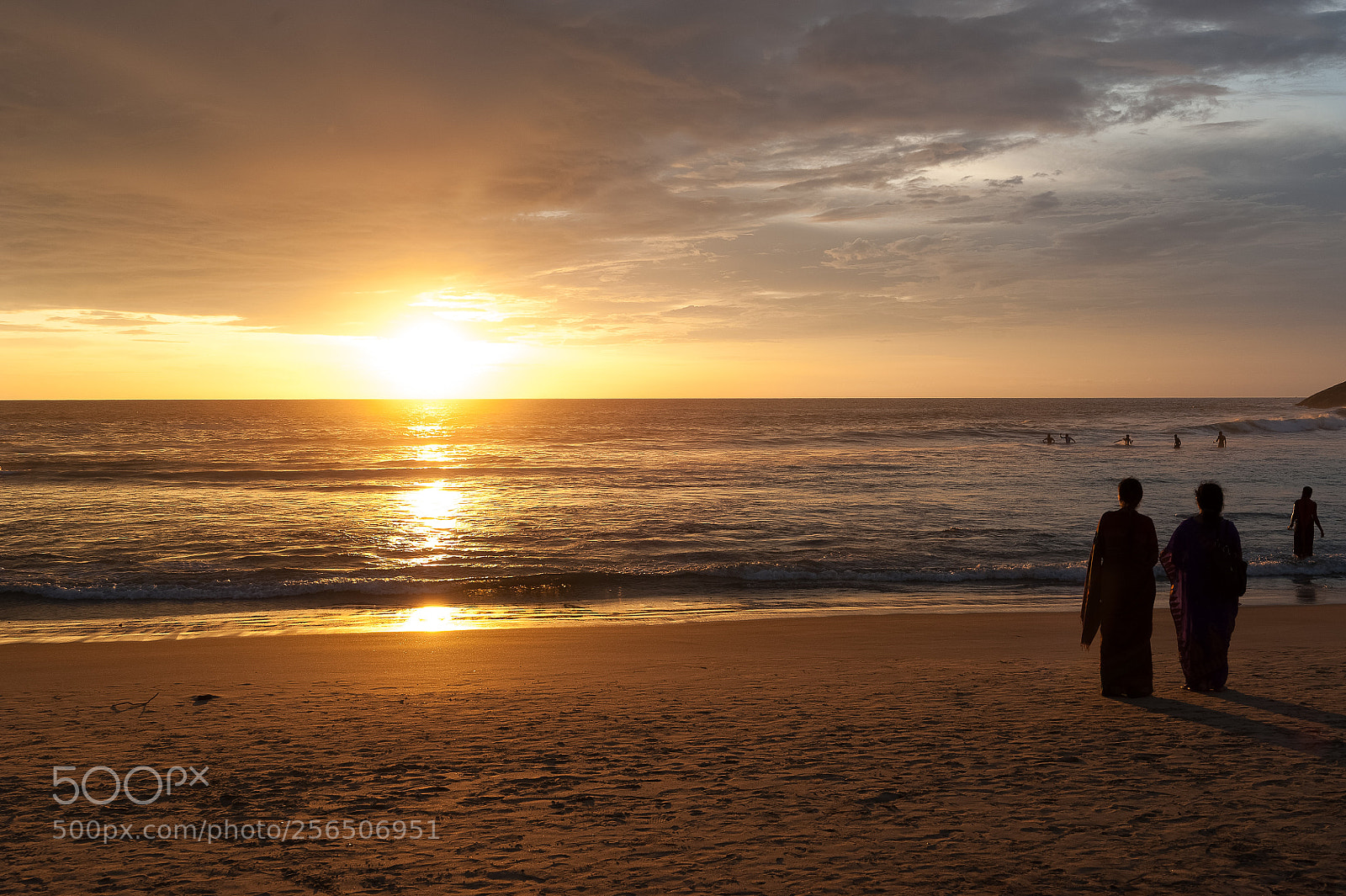 Nikon D700 sample photo. Kovalam beach sunset photography