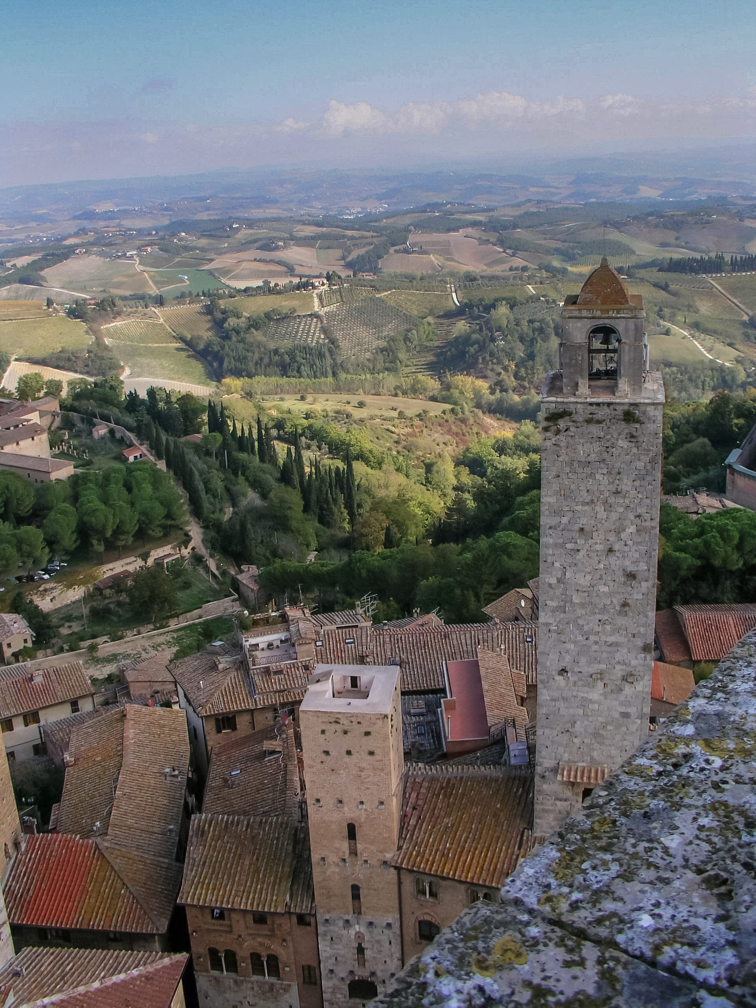 Olympus C5050Z sample photo. Tuscany towers photography