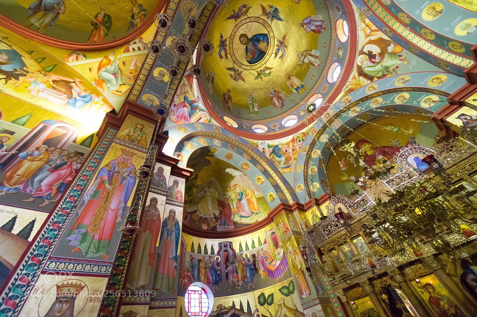 Sony a7 II sample photo. Ortodox church painting israel photography