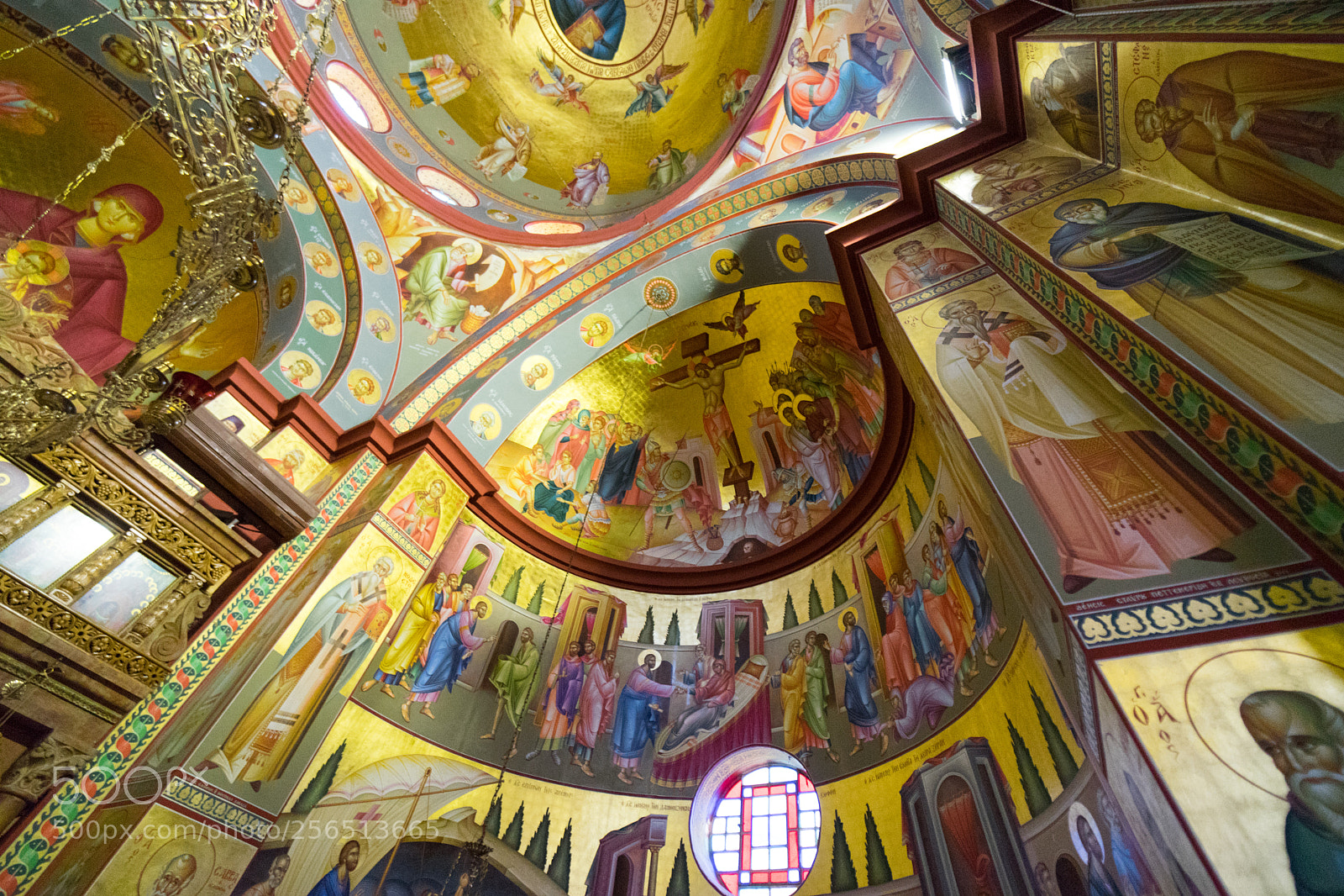 Sony a7 II sample photo. Ortodox church painting israel photography