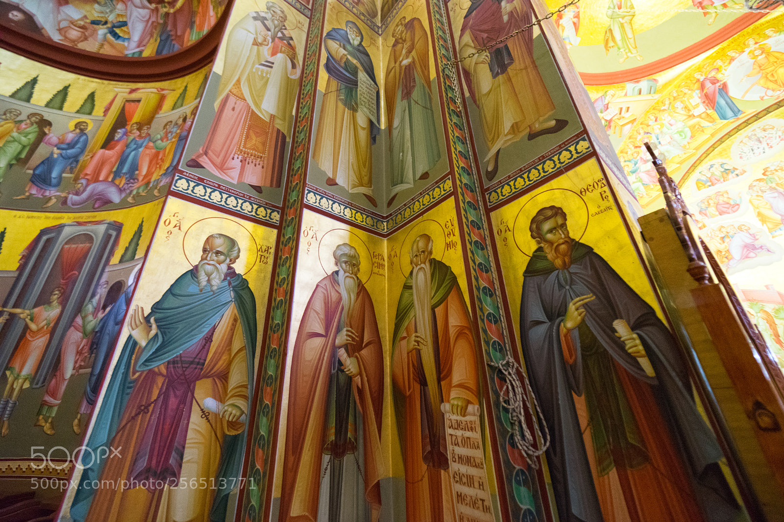 Sony a7 II sample photo. Ortodox church painting israel photography