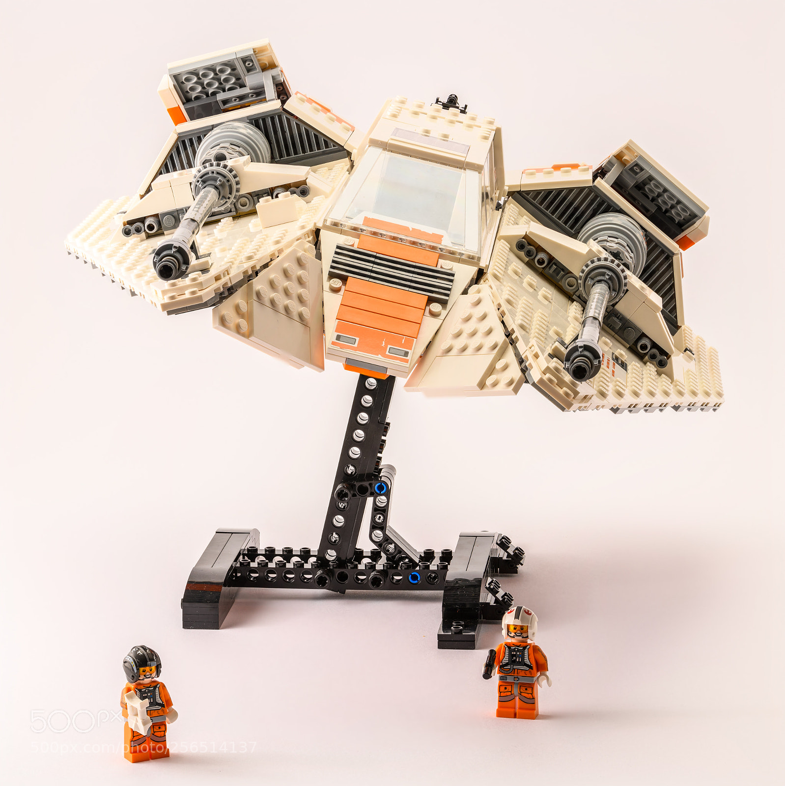 Nikon D850 sample photo. Lego snowspeeder photography