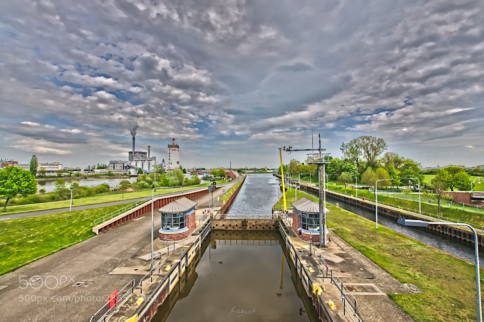 Nikon D90 sample photo. Watergate & power plant photography