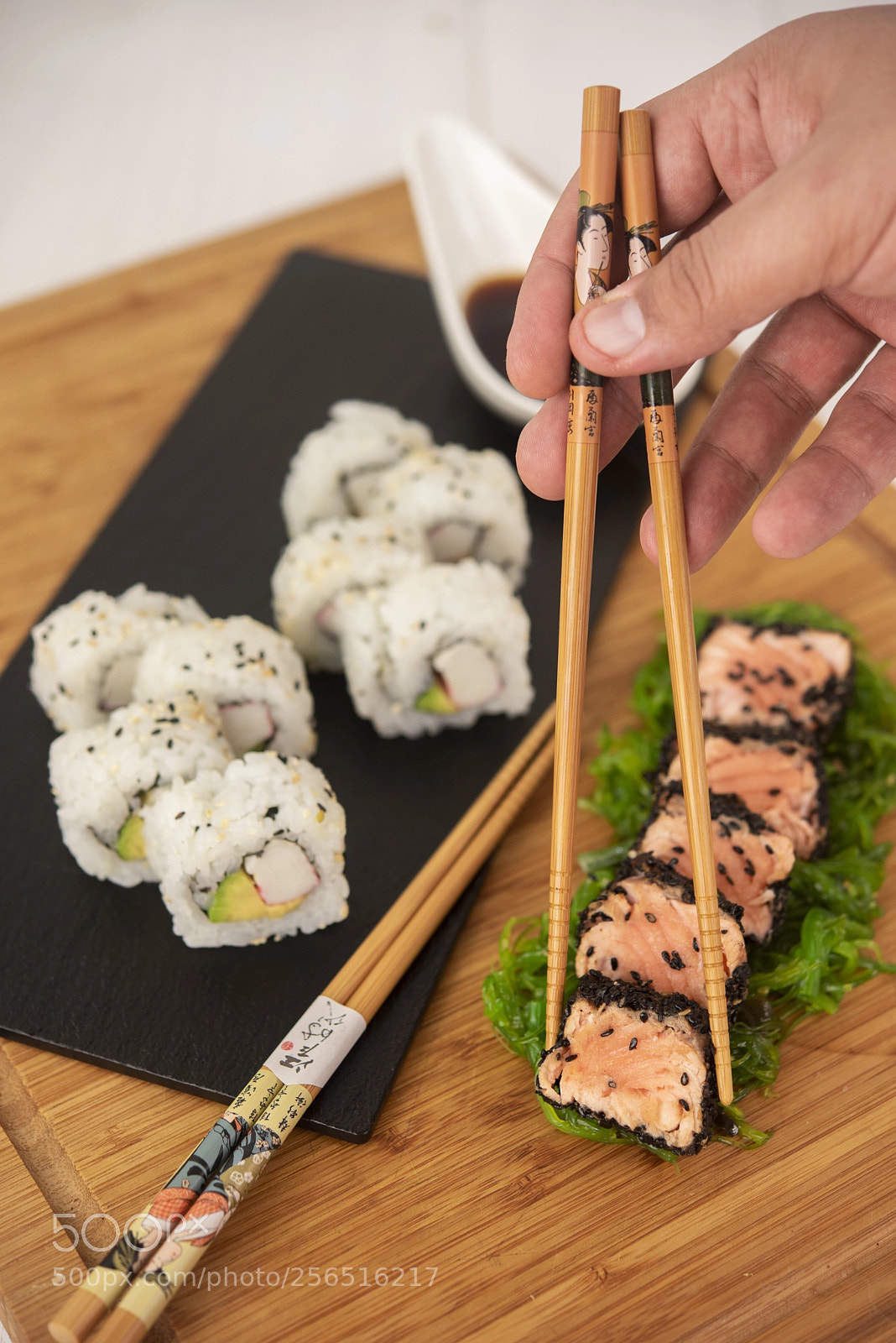 Nikon D750 sample photo. Tataki salmón photography