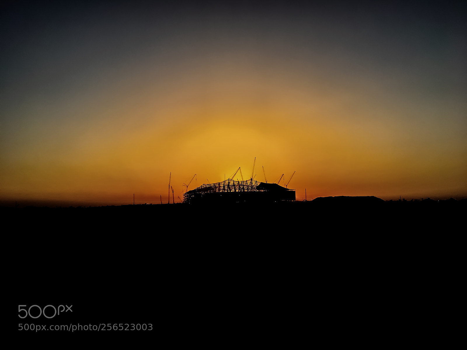 Apple iPhone 6s sample photo. Stadium - building up photography
