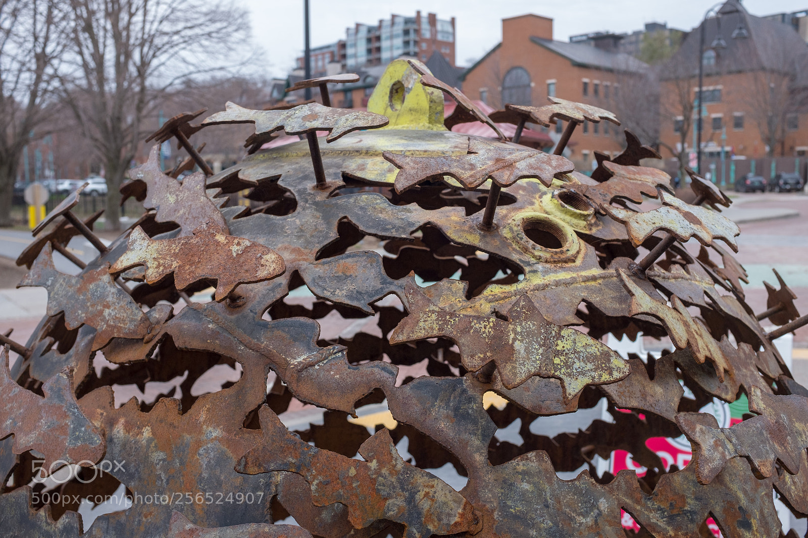 Fujifilm X100T sample photo. Fish sculpture photography